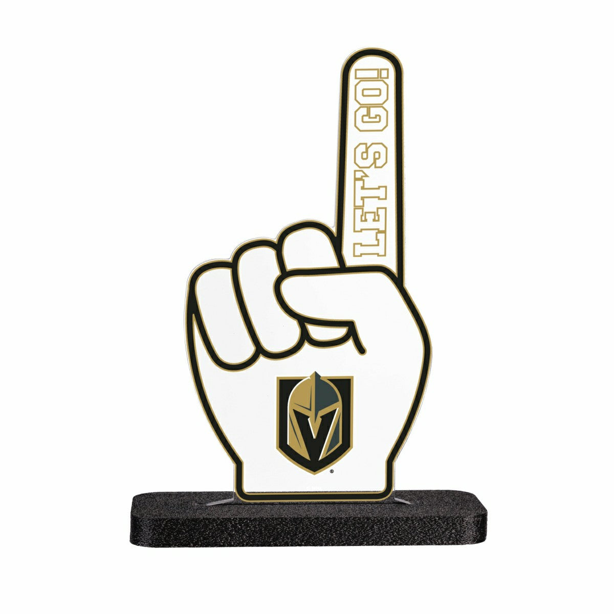 Vegas Golden Knights Hockey Foam Finger Desklite LED Decor - NHL Home