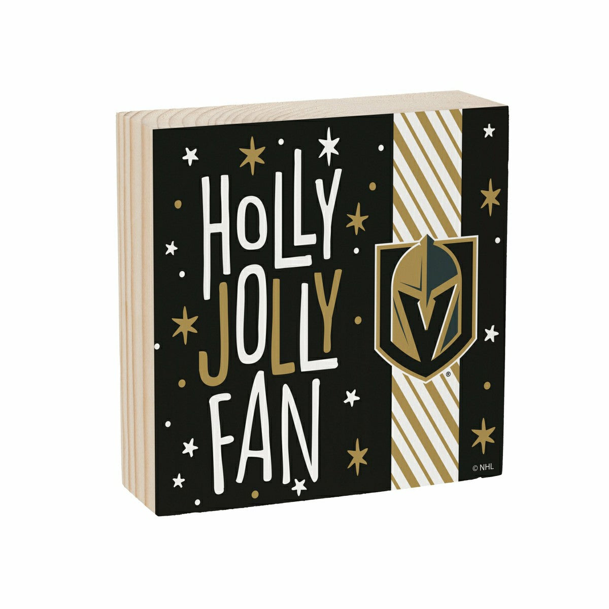 Vegas Golden Knights Block, Holiday, 6x6 - NHL Home
