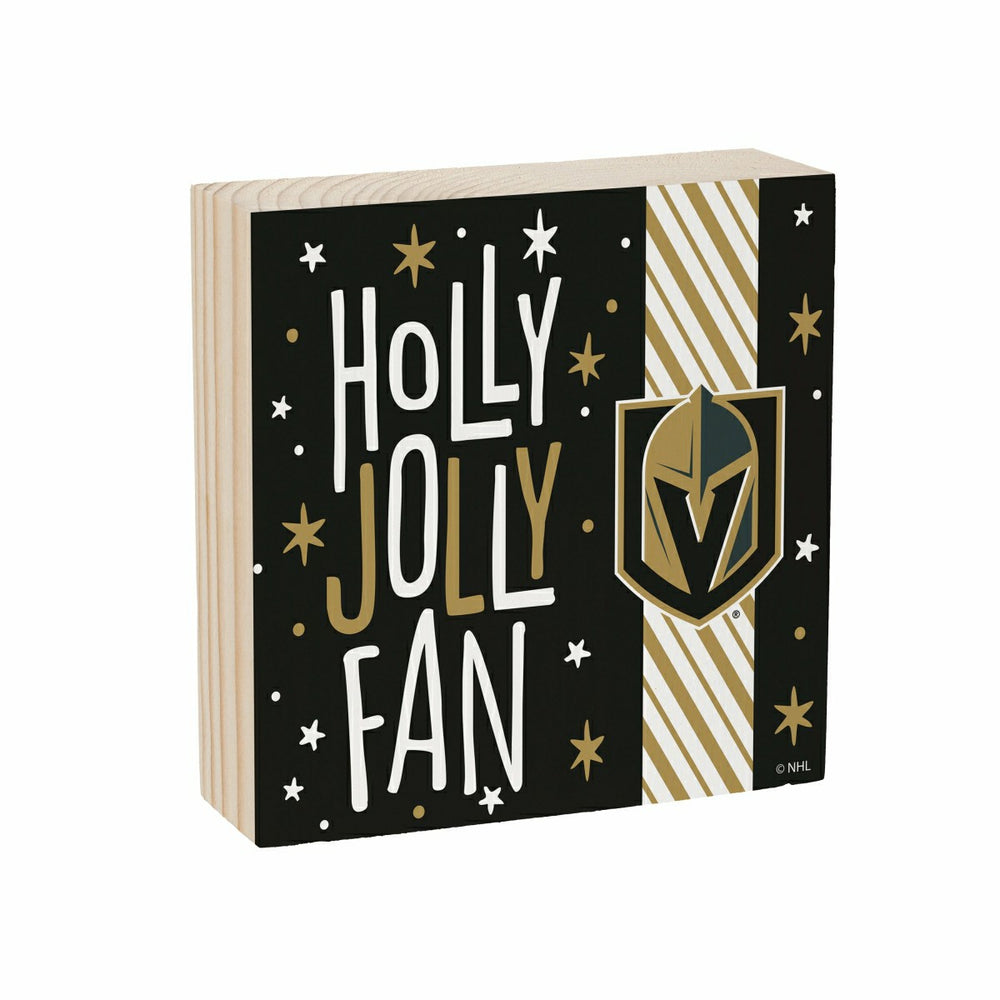 Vegas Golden Knights Block, Holiday, 6x6 - NHL Home