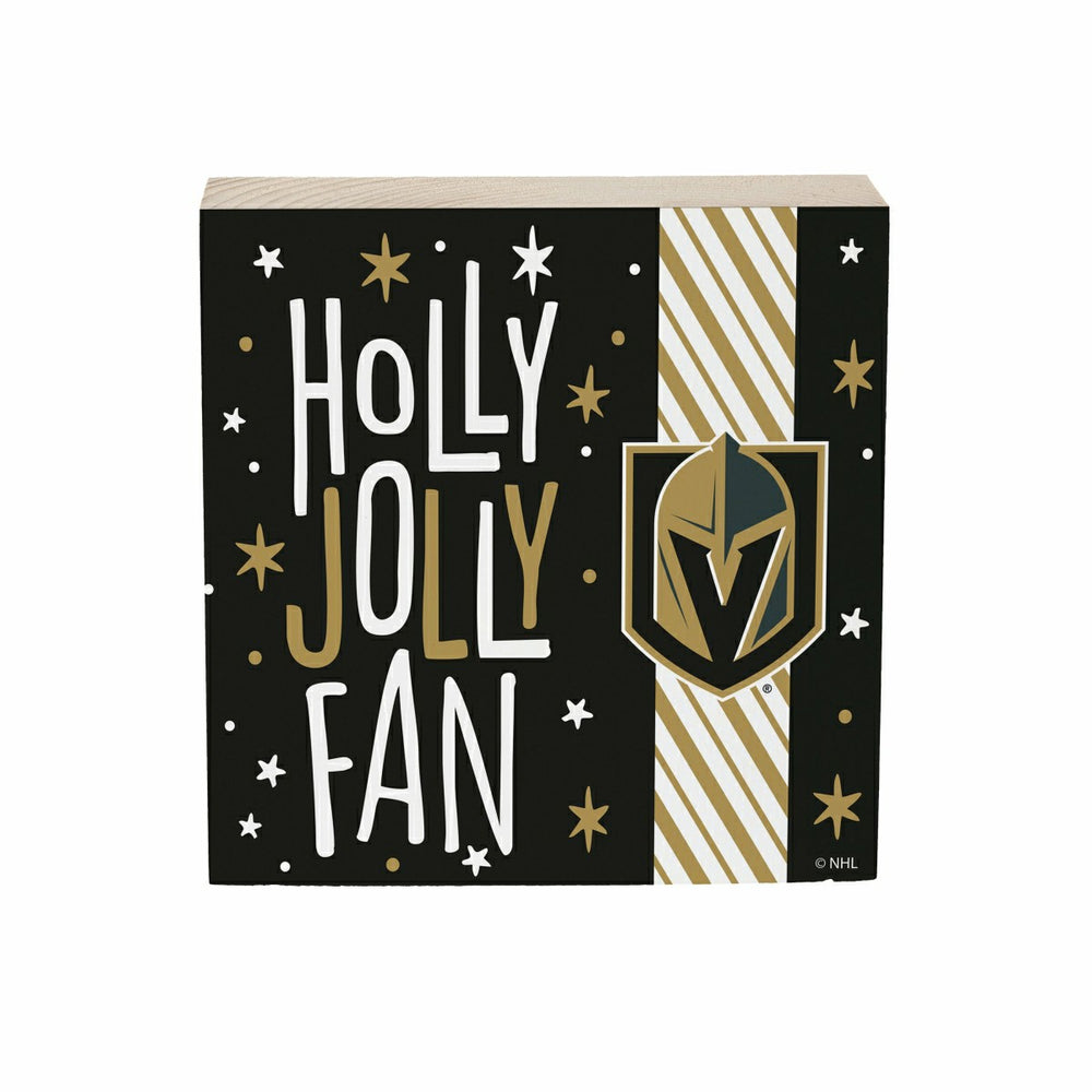 Vegas Golden Knights Block, Holiday, 6x6 - NHL Home