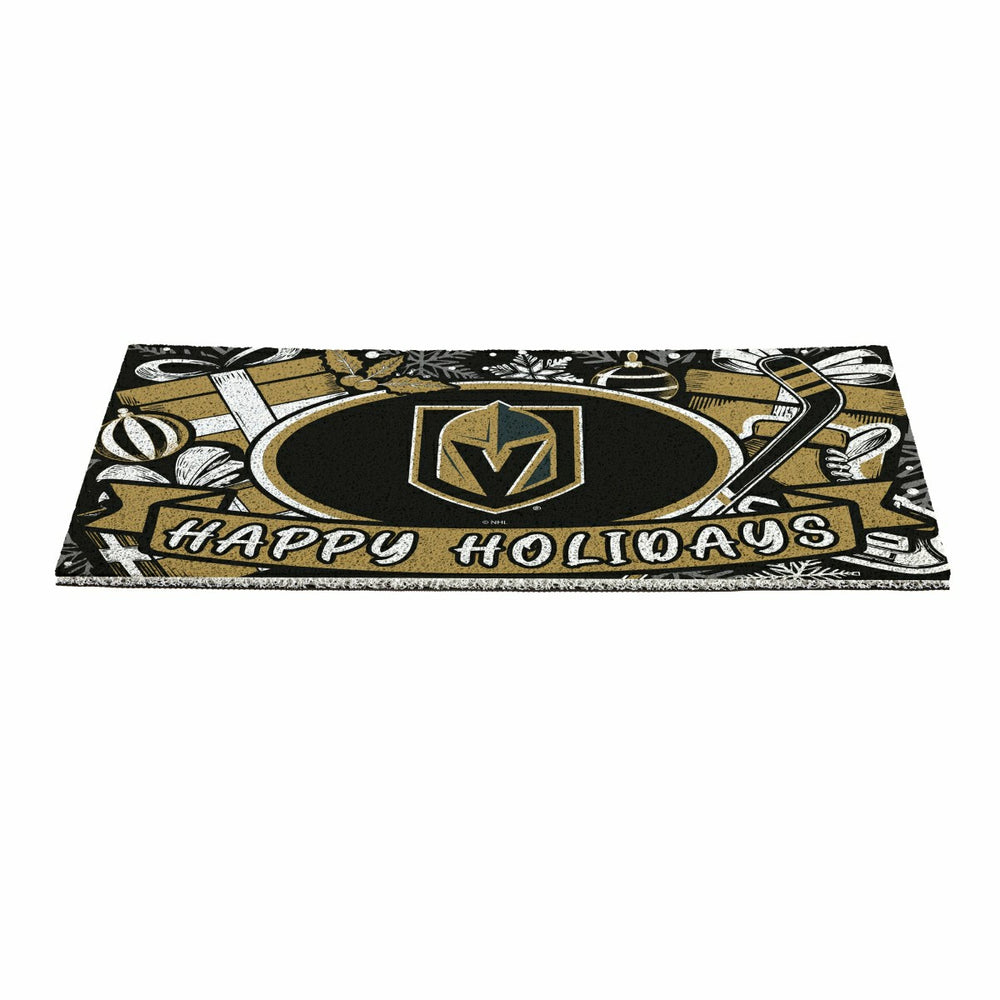 Vegas Golden Knights Holiday PVC Mat, 28"x16" - NHL