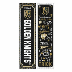 46" Double Sided Leaner, Vegas Golden Knights, Winter Seasonal - NHL Home