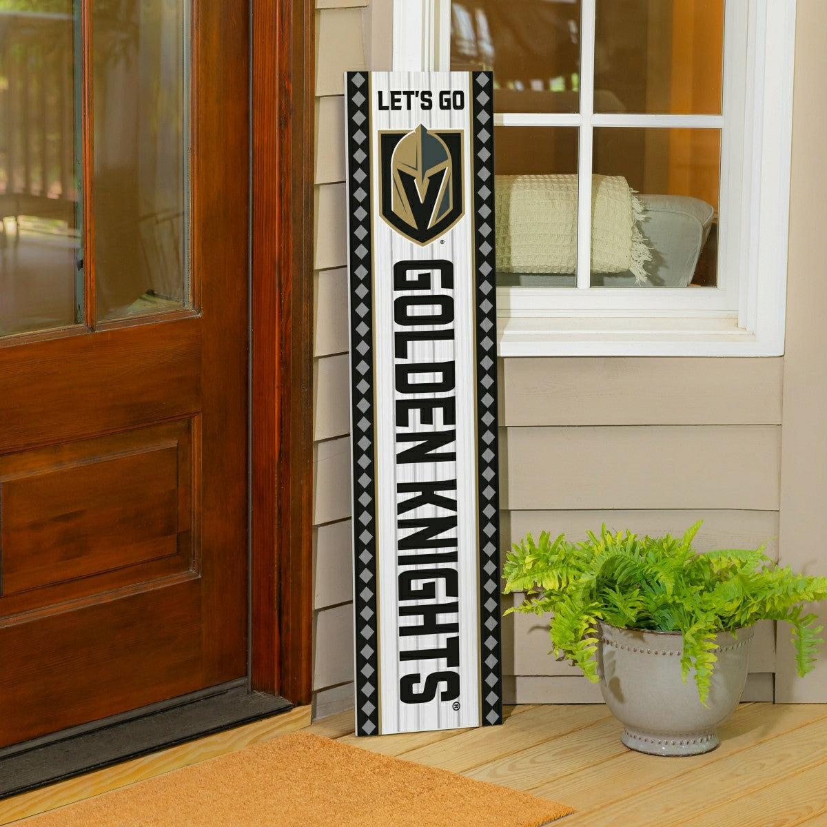 47" Double Sided Leaner, Vegas Golden Knights, Christmas - NHL Home