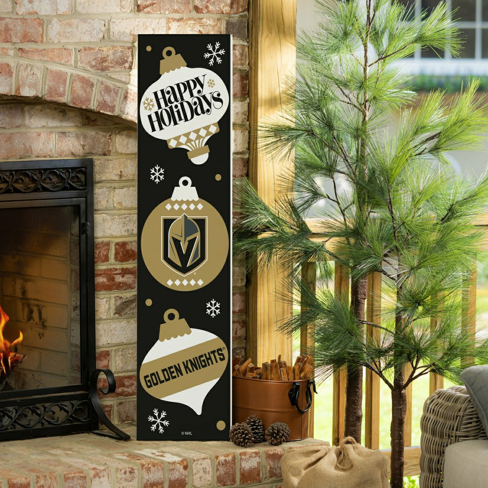 47" Double Sided Leaner, Vegas Golden Knights, Christmas - NHL Home