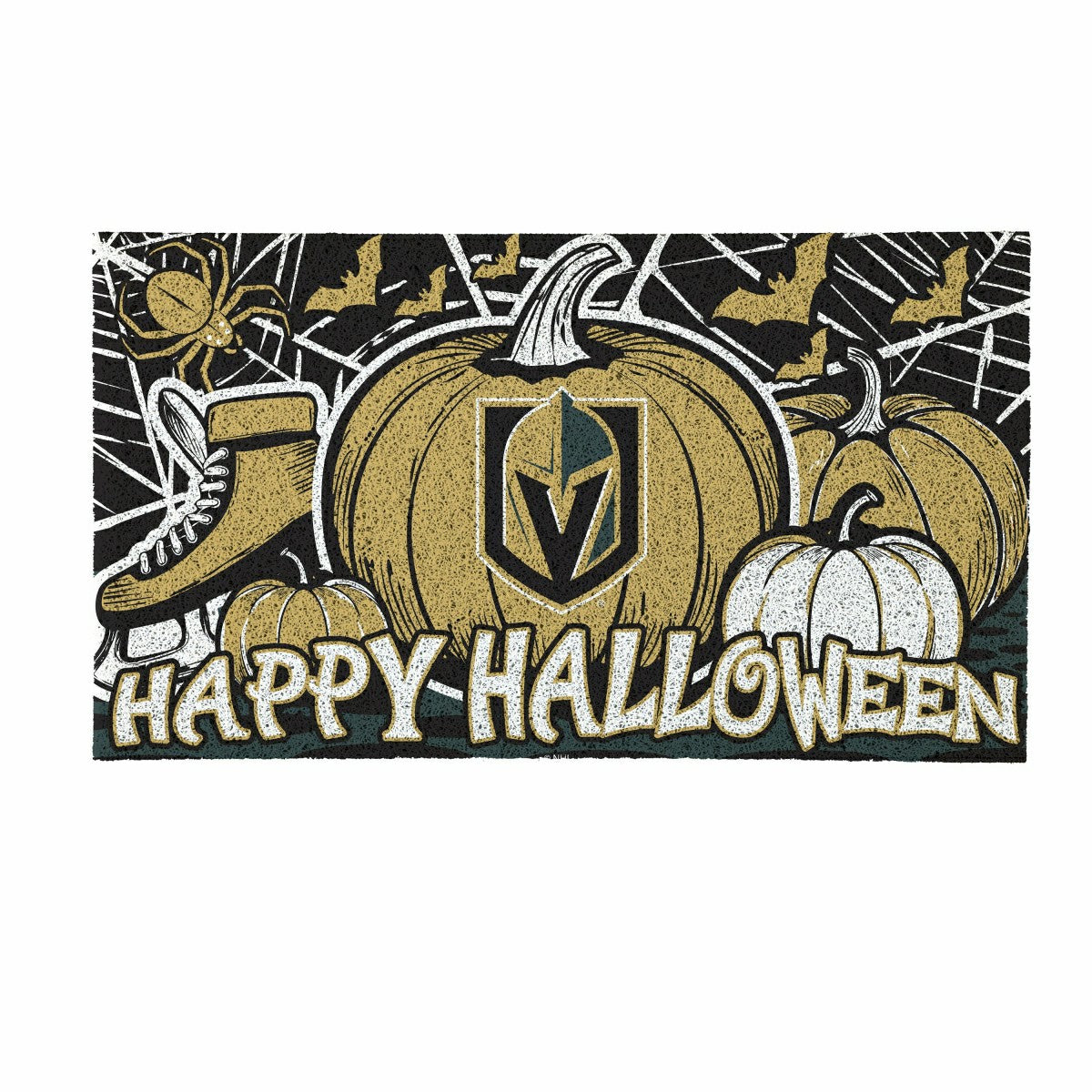 Vegas Golden Knights Halloween PVC Mat, 28"x16" - NHL
