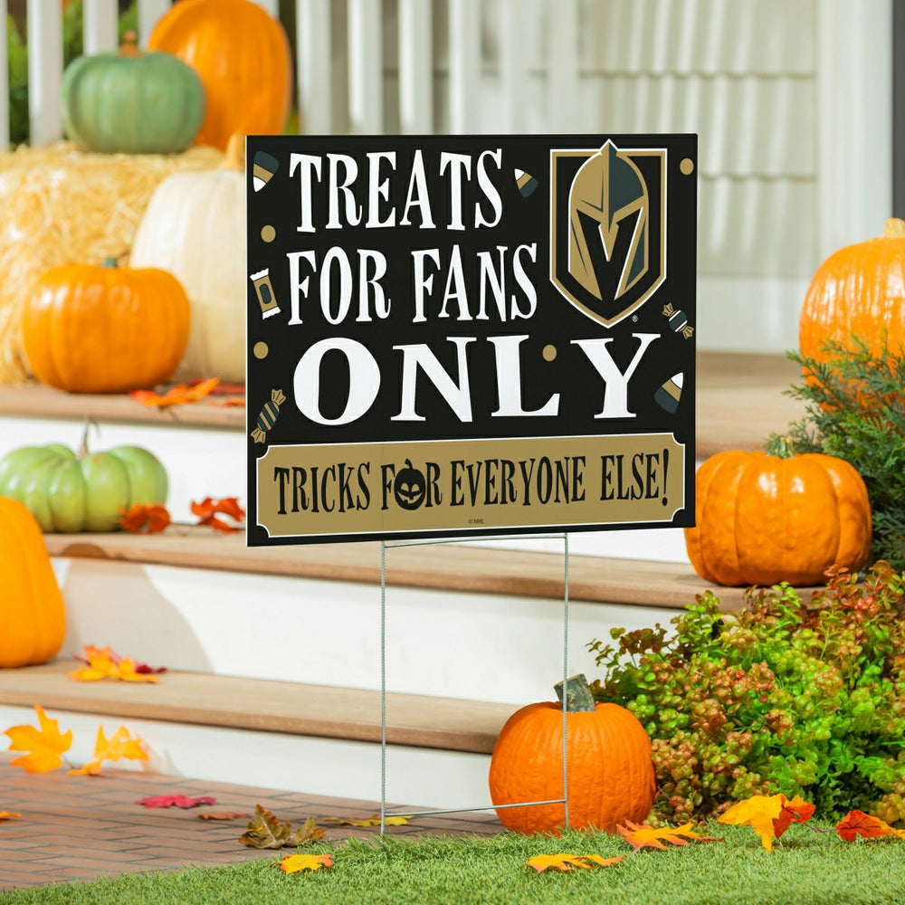 Las Vegas Golden Knights Yard Sign, Halloween Treats for Fans - NHL Home
