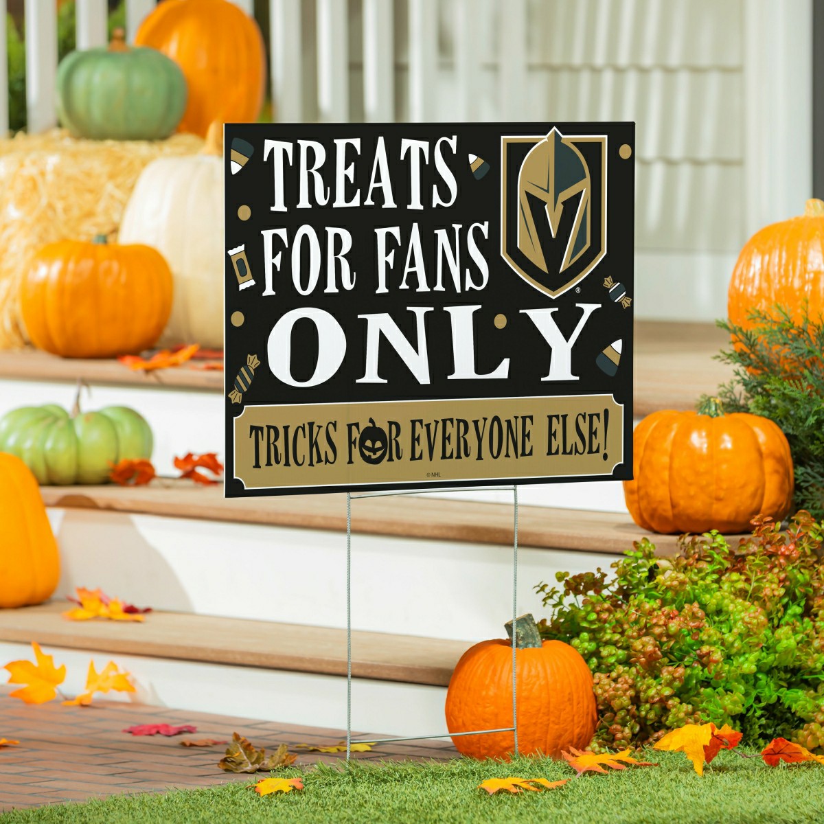 Las Vegas Golden Knights Yard Sign, Halloween Treats for Fans - NHL Home