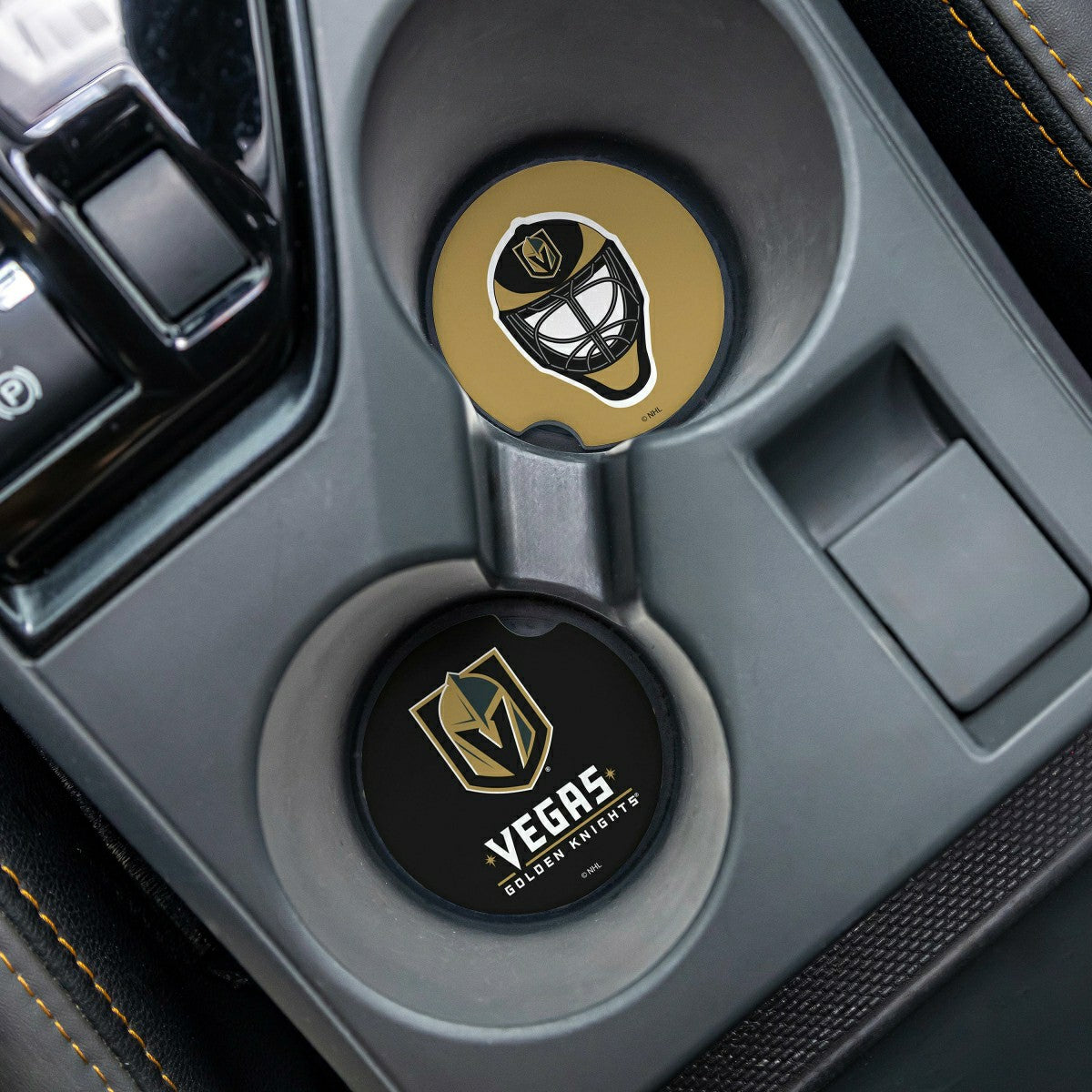 Vegas Golden Knights Car Coaster Set, 2pc - NHL Home