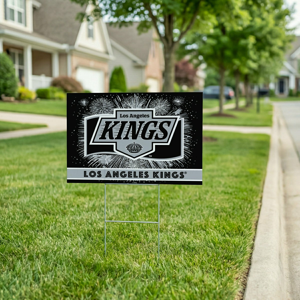 Los Angeles Kings Yard Sign, Patriotic - NHL Home