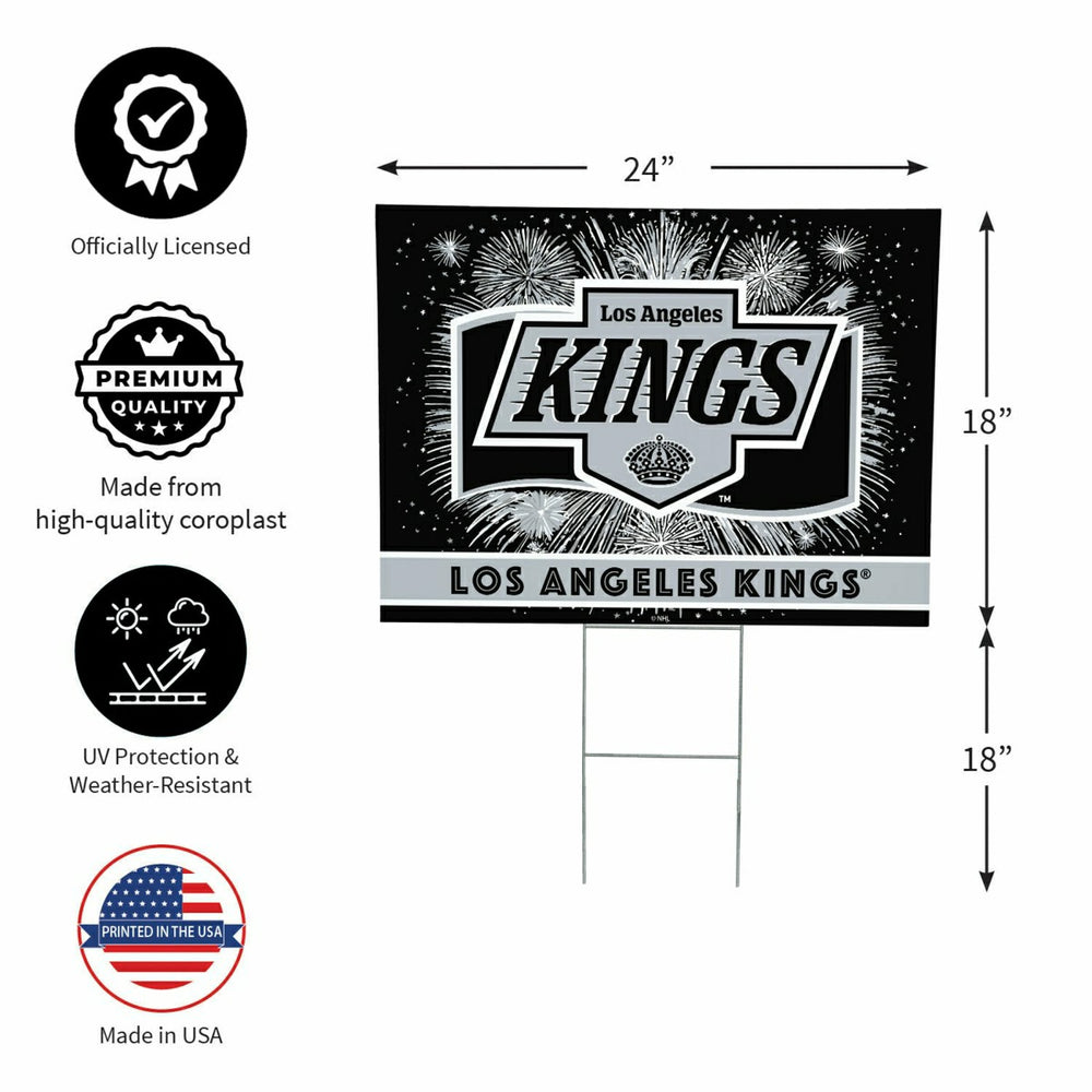 Los Angeles Kings Yard Sign, Patriotic - NHL Home