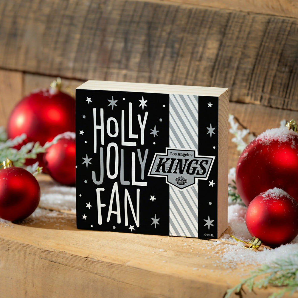 Los Angeles Kings Block, Holiday, 6x6 - NHL Home