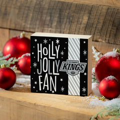Los Angeles Kings Block, Holiday, 6x6 - NHL Home