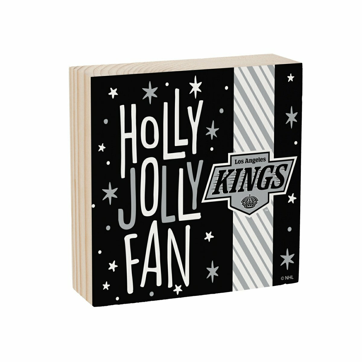 Los Angeles Kings Block, Holiday, 6x6 - NHL Home