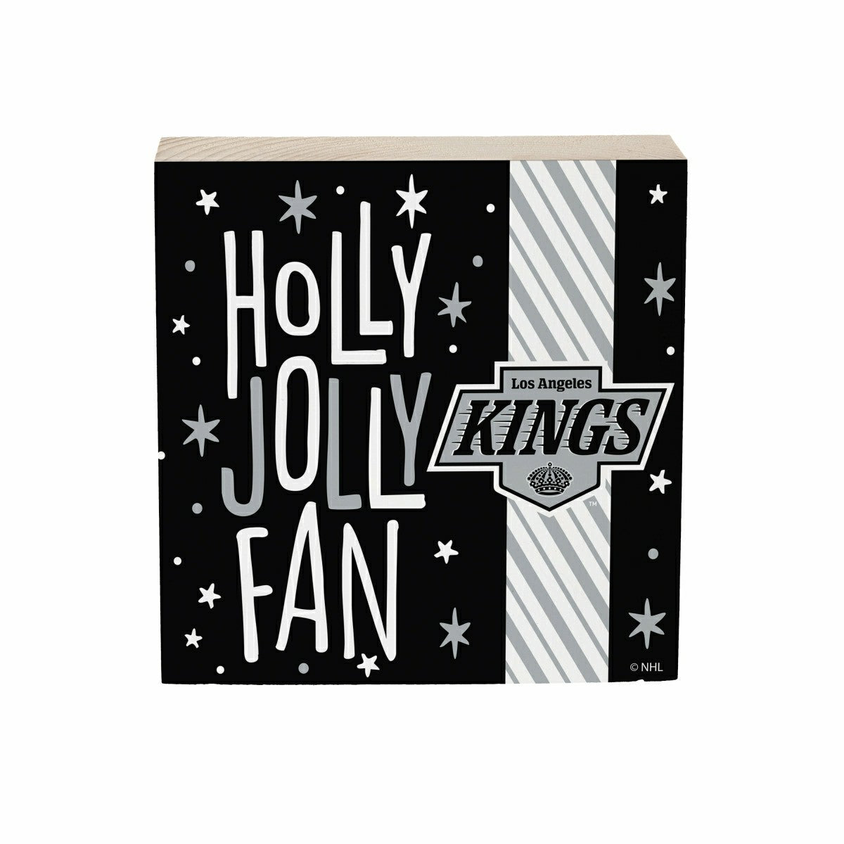 Los Angeles Kings Block, Holiday, 6x6 - NHL Home