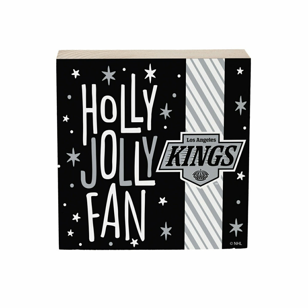 Los Angeles Kings Block, Holiday, 6x6 - NHL Home