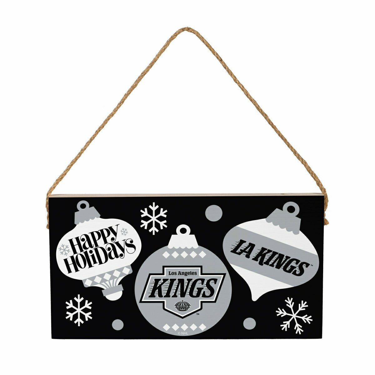 Los Angeles Kings Holiday Wood Wall Sign, 6x11 - NHL Home