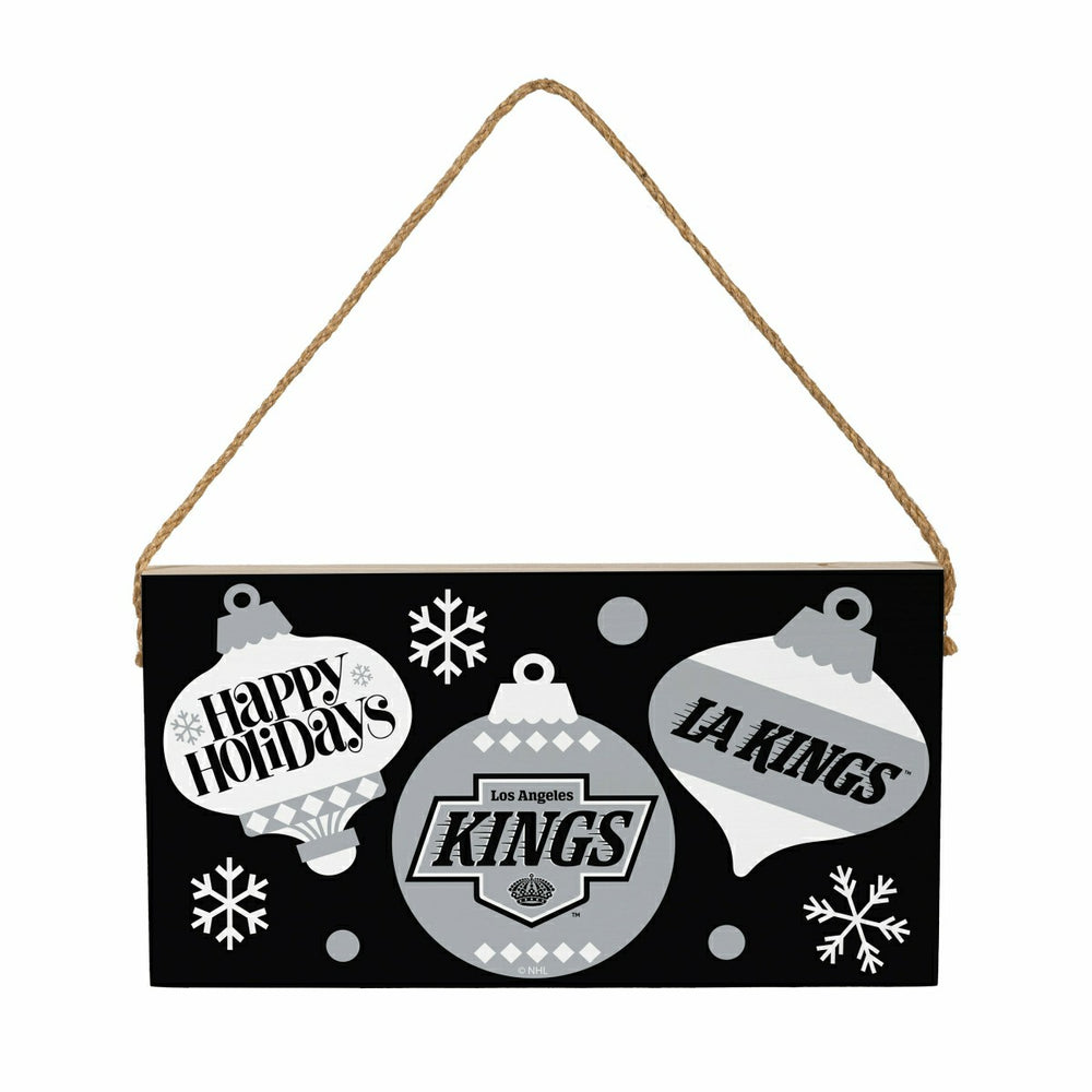 Los Angeles Kings Holiday Wood Wall Sign, 6x11 - NHL Home