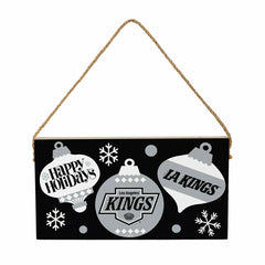 Los Angeles Kings Holiday Wood Wall Sign, 6x11 - NHL Home