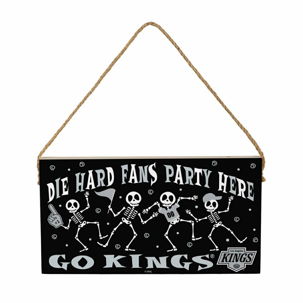 Los Angeles Kings Halloween Wood Wall Sign, 6x11 - NHL Home