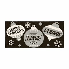 Los Angeles Kings Holiday Flocked Coir Sassafras Switch Mat, 22"x10" - NHL