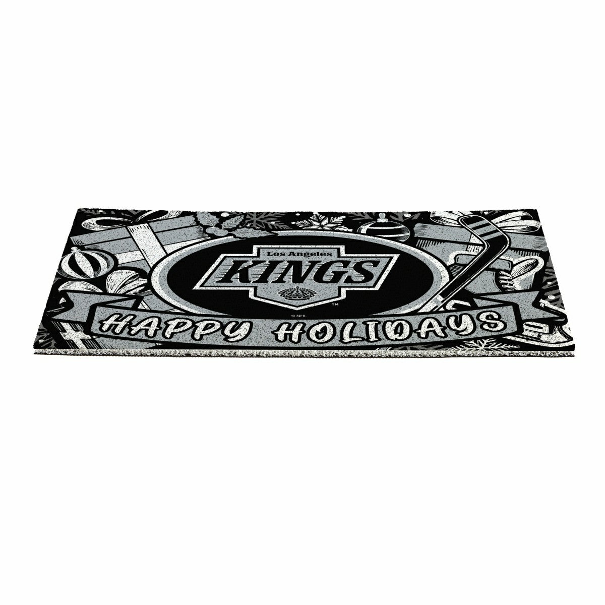 Los Angeles Kings Holiday PVC Mat, 28"x16" - NHL
