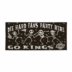 Los Angeles Kings Flocked Coir Halloween Sassafras Switch Mat, 22"x10" - NHL