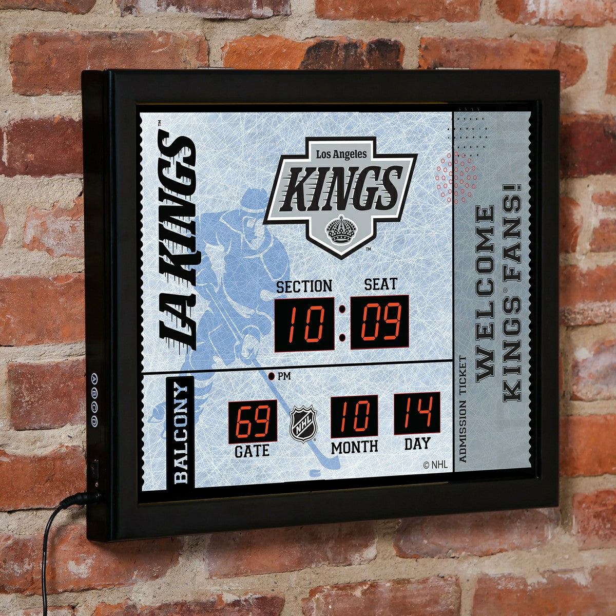 Scoreboard Wall Clock, Los Angeles Kings - NHL Home