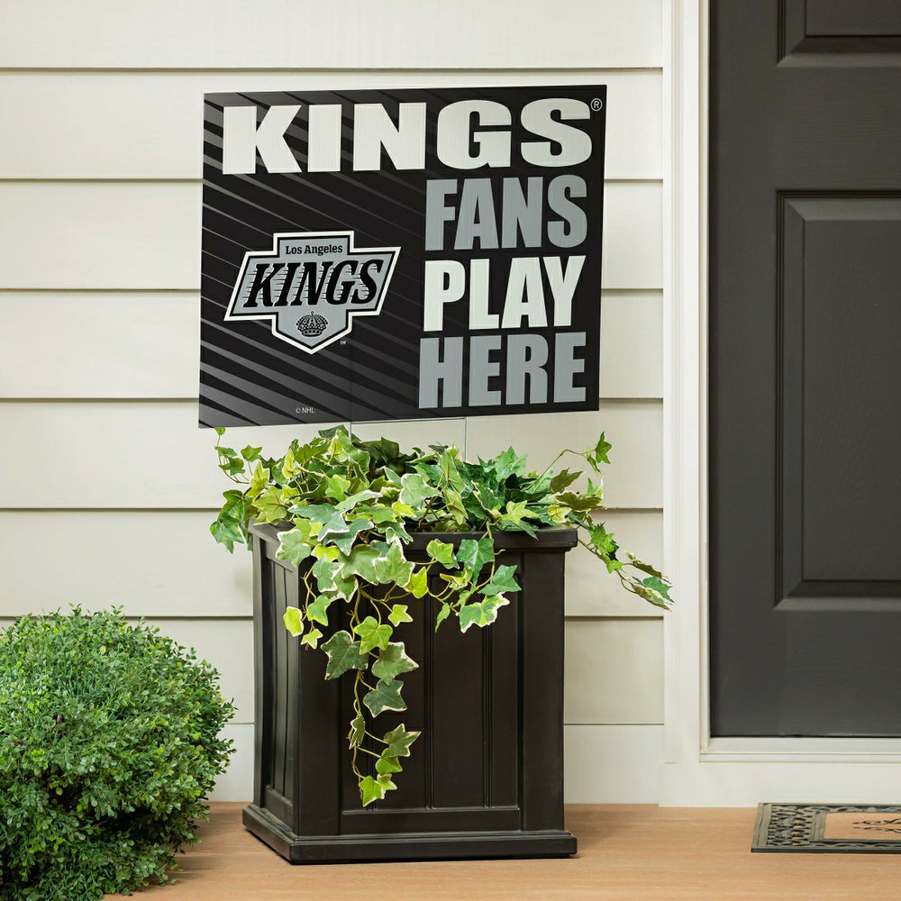 Los Angeles Kings Coroplast Yard Sign "Fans Play Here" - NHL Home