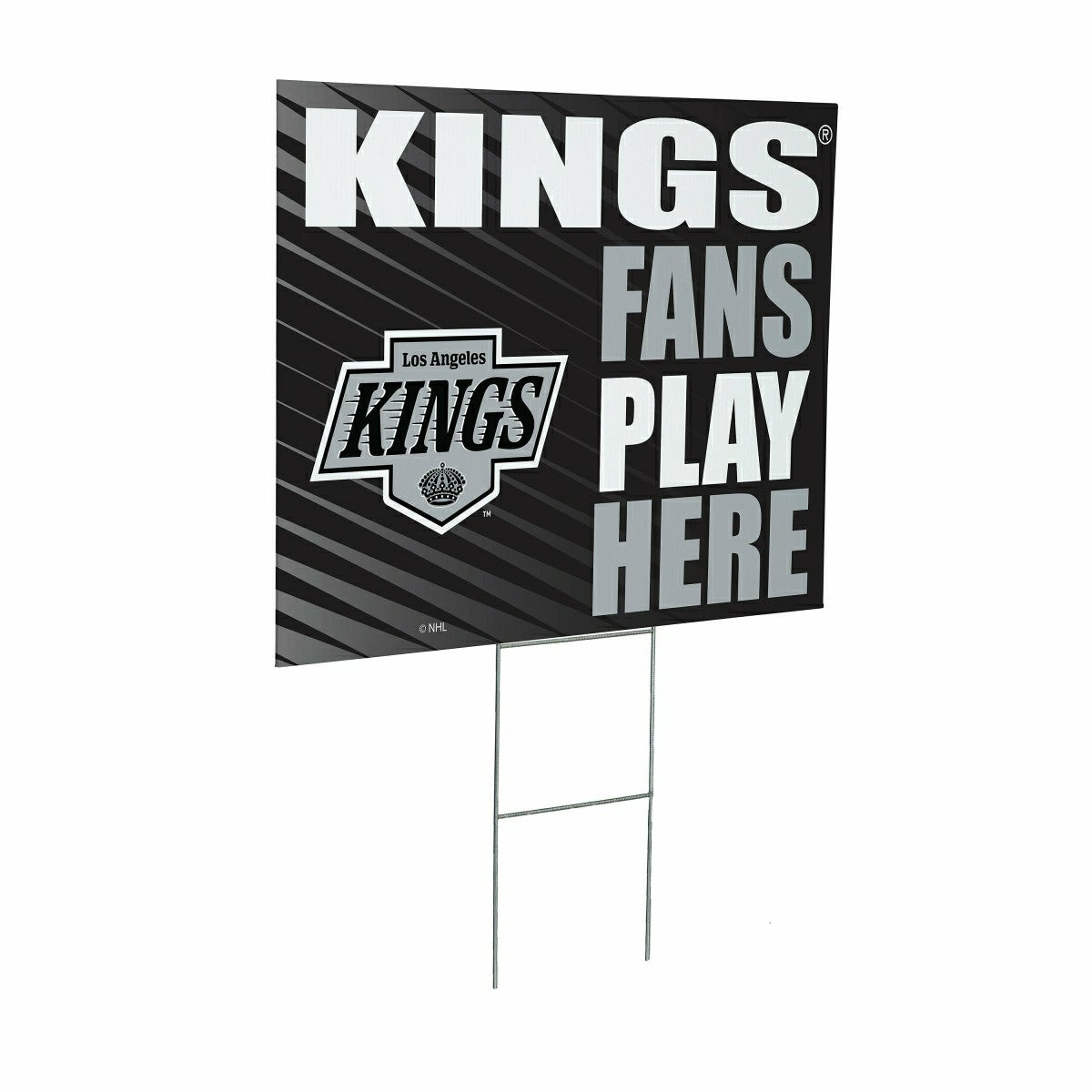 Los Angeles Kings Coroplast Yard Sign "Fans Play Here" - NHL Home