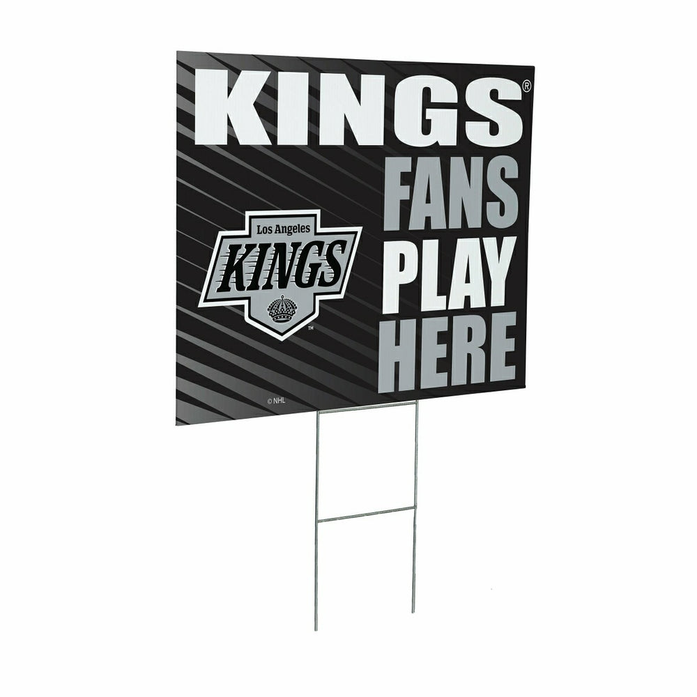 Los Angeles Kings Coroplast Yard Sign "Fans Play Here" - NHL Home