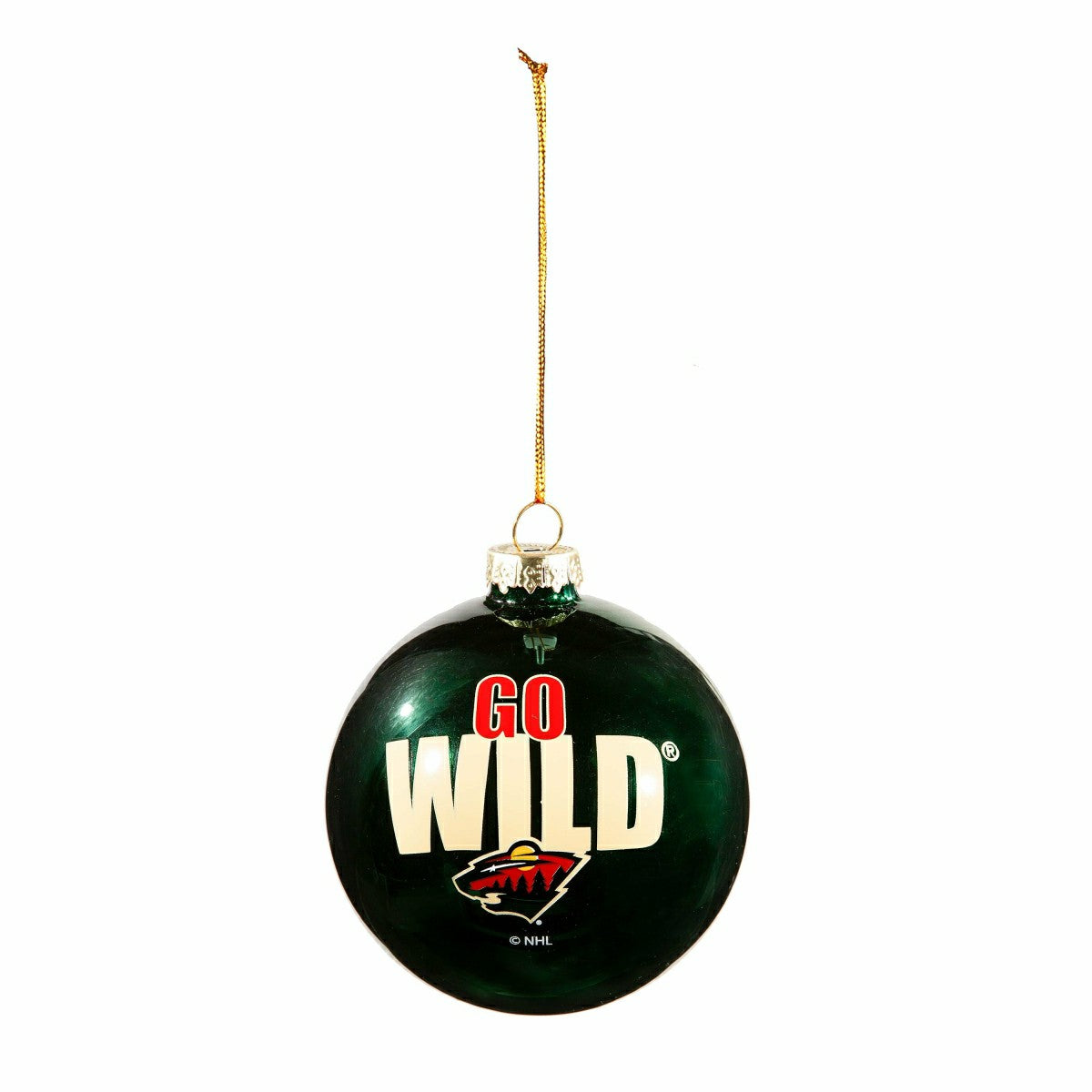 Blown Glass Ornament, Minnesota Wild - NHL Home