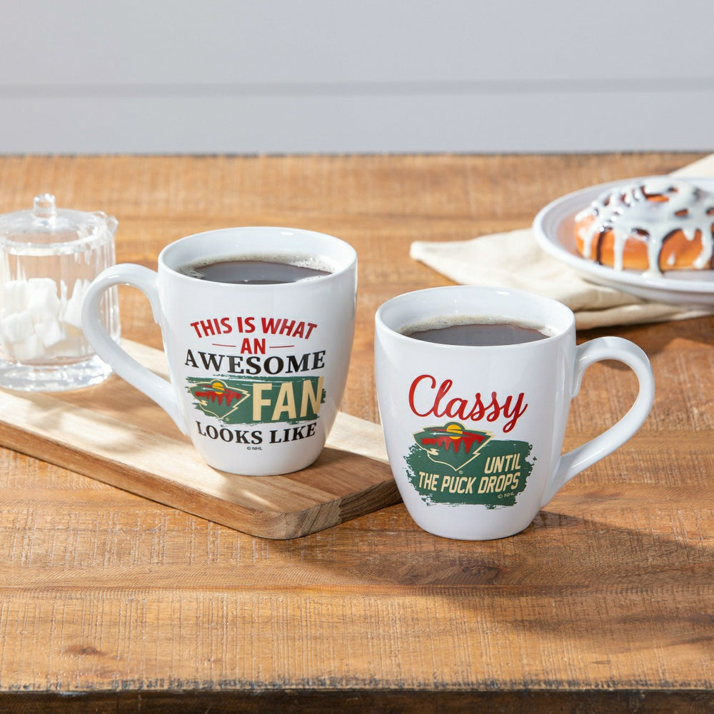 Ceramic Cup o' Java 17oz Gift Set, Minnesota Wild - NHL Home