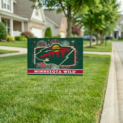 Minnesota Wild Yard Sign, Patriotic - NHL Home