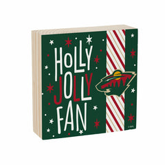 Minnesota Wild Block, Holiday, 6x6 - NHL Home
