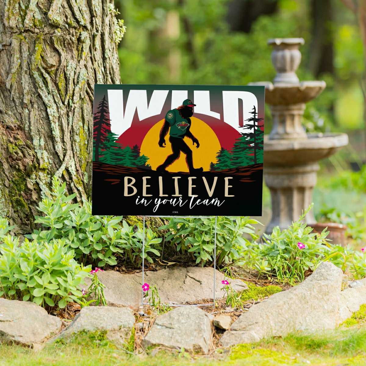 Minnesota Wild Yard Sign, Bigfoot - NHL Home