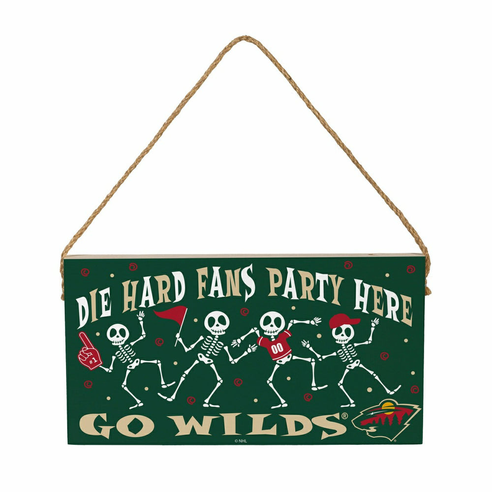 Minnesota Wild Halloween Wood Wall Sign, 6x11 - NHL Home