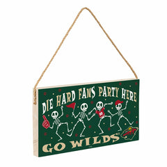 Minnesota Wild Halloween Wood Wall Sign, 6x11 - NHL Home
