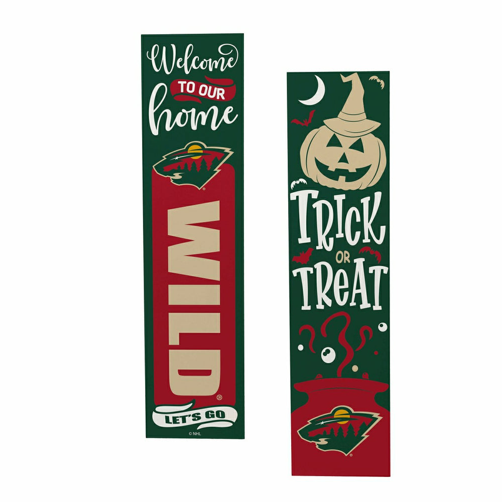 Minnesota Wild 47" Double Sided Leaner, Halloween - NHL Home