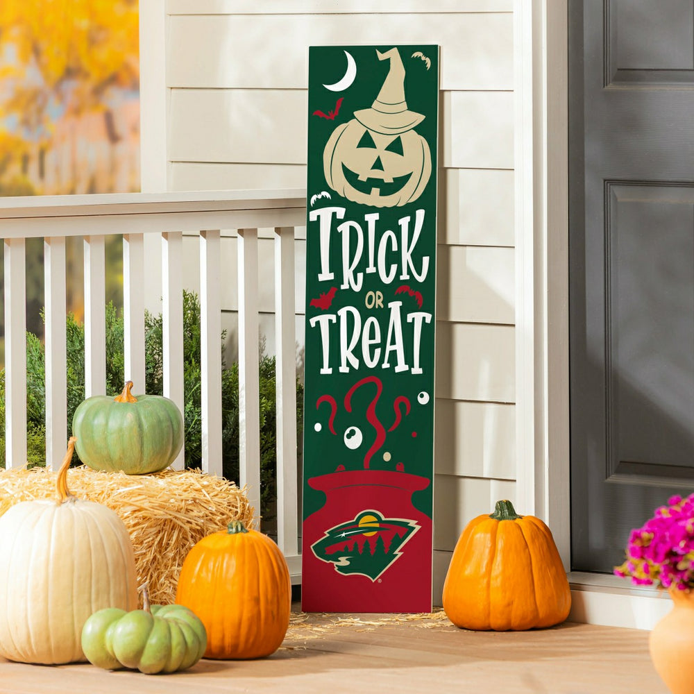 Minnesota Wild 47" Double Sided Leaner, Halloween - NHL Home