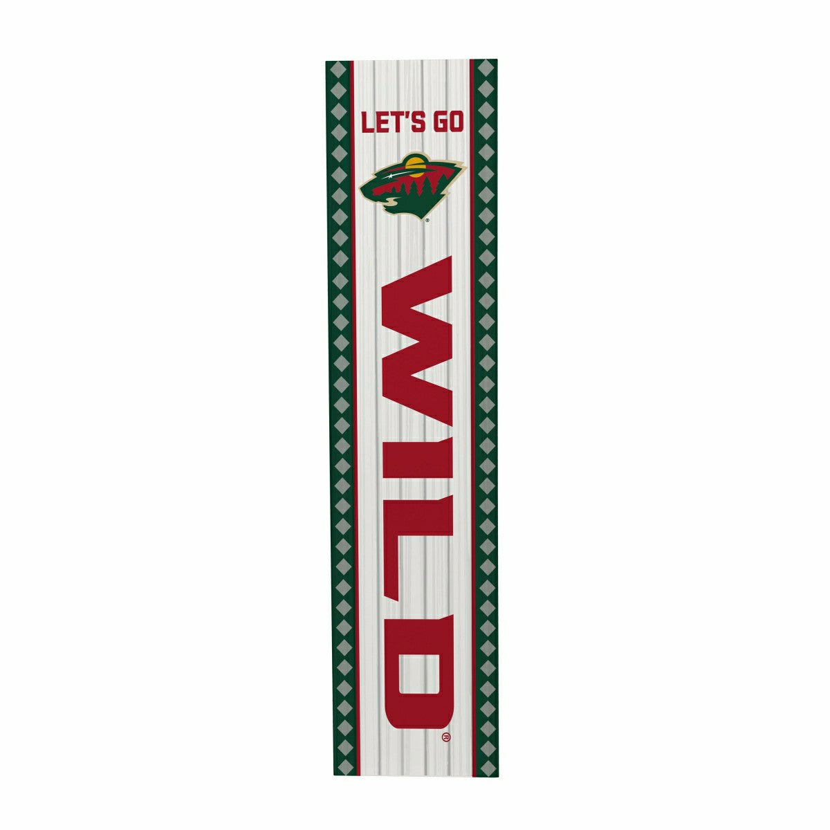 Minnesota Wild 47" Double Sided Leaner, Christmas - NHL Home