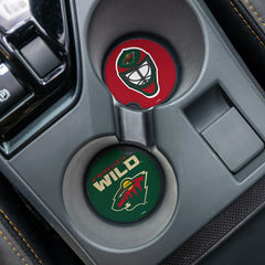 Minnesota Wild Car Coaster Set, 2pc - NHL Home