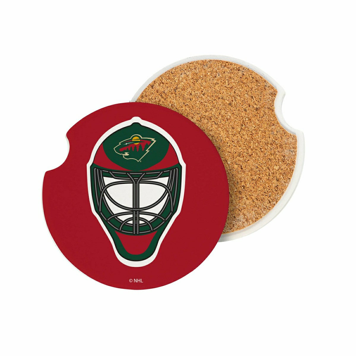 Minnesota Wild Car Coaster Set, 2pc - NHL Home