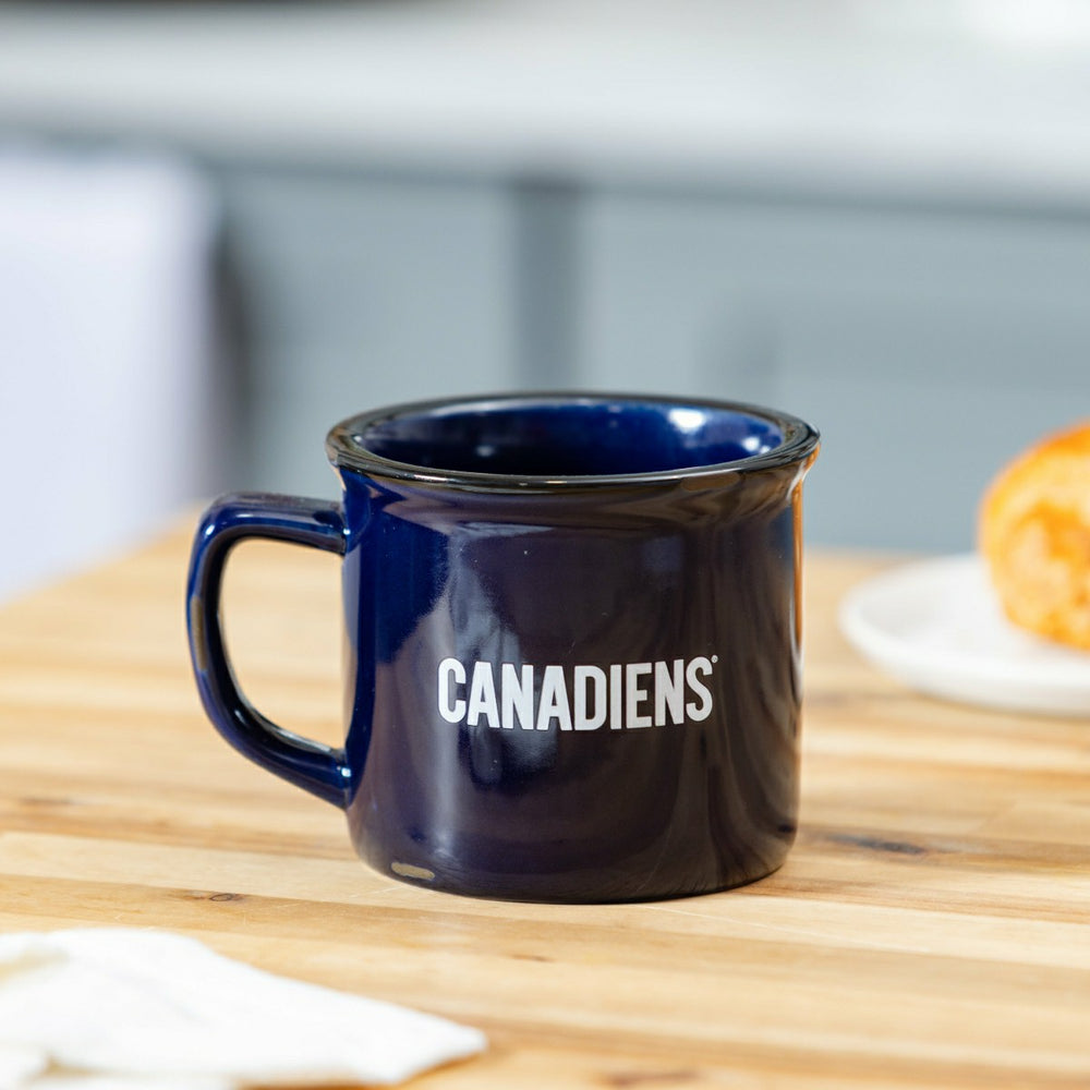Montreal Canadiens Ceramic Camp Cup with Enamel Finish, 14oz - NHL Home
