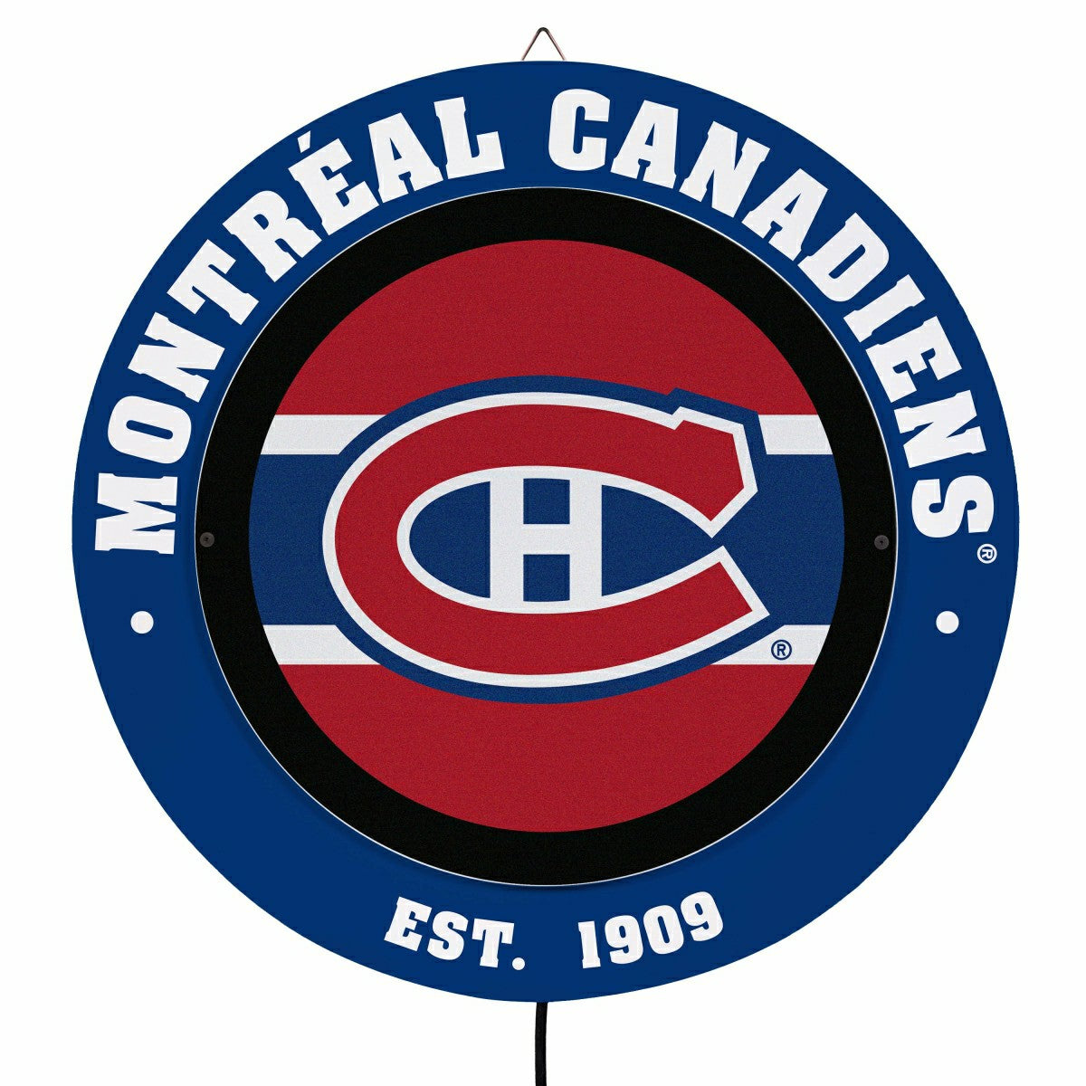 Montreal Canadiens, Metal Lite, Round - NHL