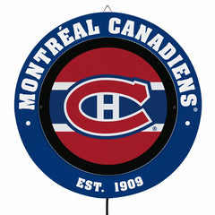 Montreal Canadiens, Metal Lite, Round - NHL