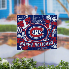 Montreal Canadiens Yard Sign, Holiday - NHL Home
