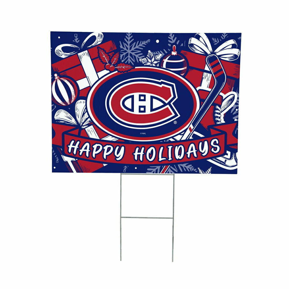 Montreal Canadiens Yard Sign, Holiday - NHL Home
