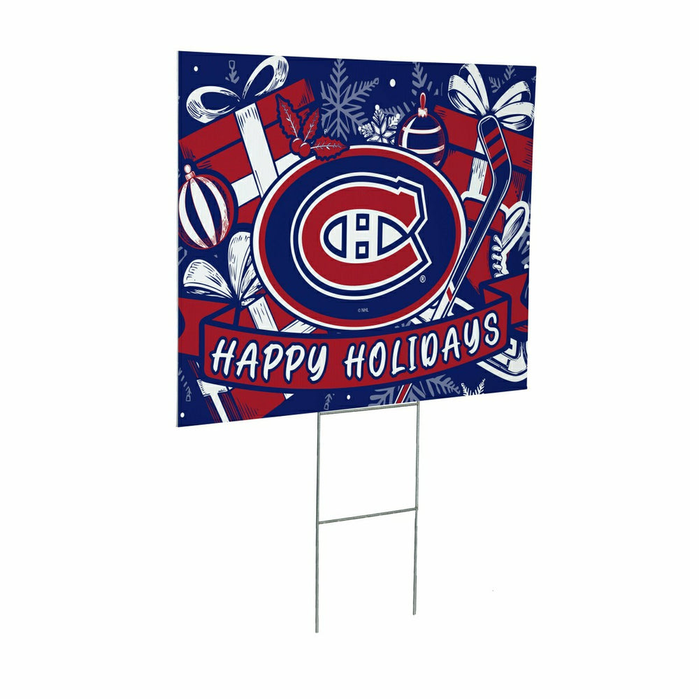 Montreal Canadiens Yard Sign, Holiday - NHL Home