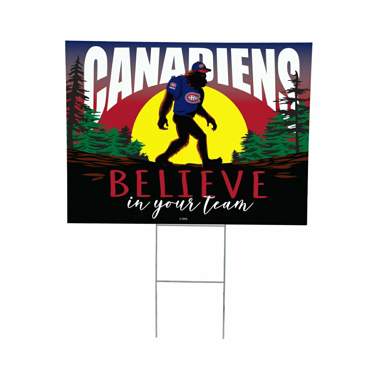 Montreal Canadiens Yard Sign, Bigfoot - NHL Home