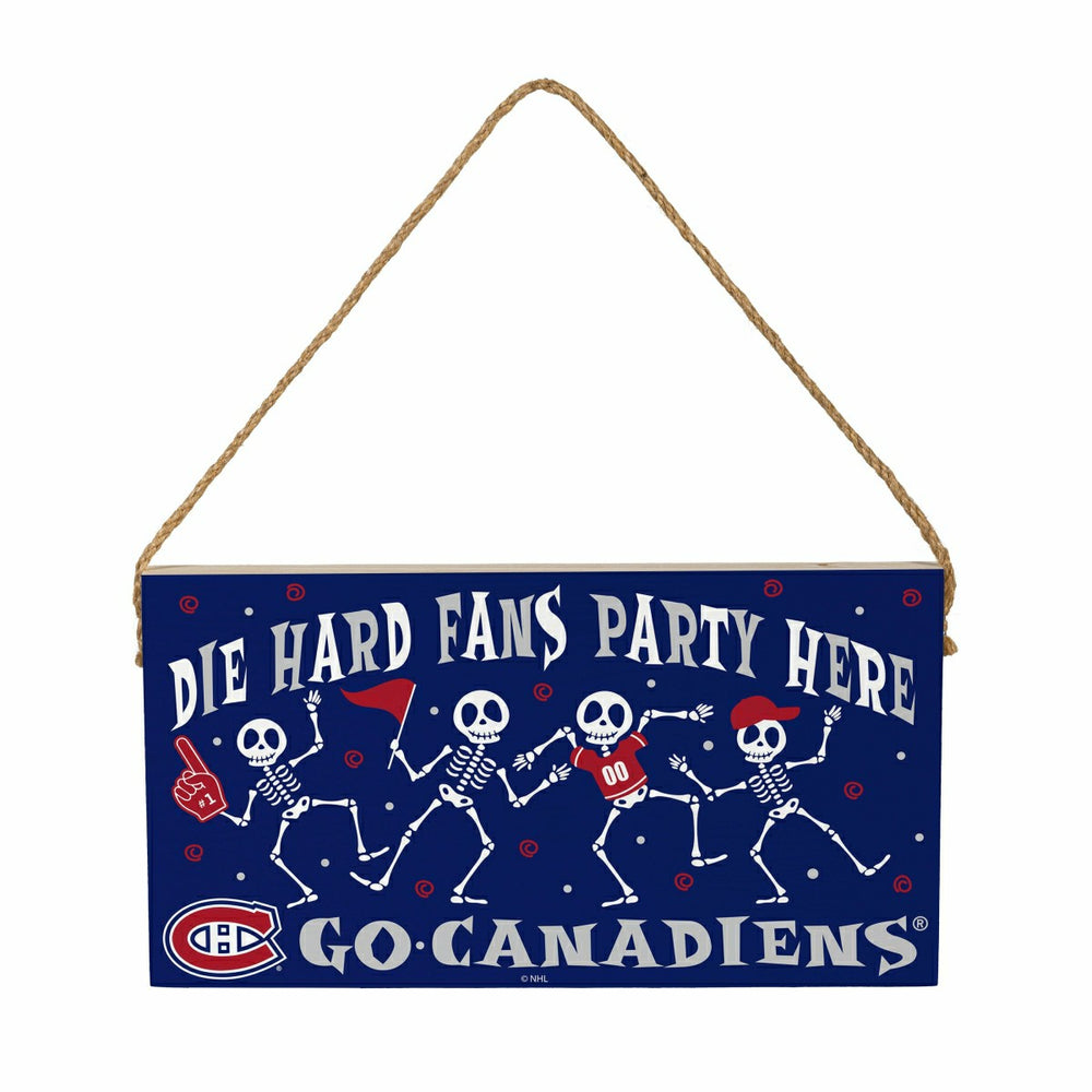Montreal Canadiens Halloween Wood Wall Sign, 6x11 - NHL Home